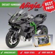 Miniature diecast motorbike Kawasaki ninja H2R 1:12 scale gift for boys