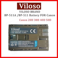 Canon BP-511A /BP-511 Viloso Camera Battery for Canon 20D 30D 40D 50D
