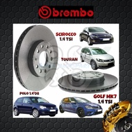 BREMBO Front Brake Discs (2pcs) - Volkswagen Polo 1.4'08, Golf MK7 1.4 TSI, Scirocco 1.4 TSI, Cross 