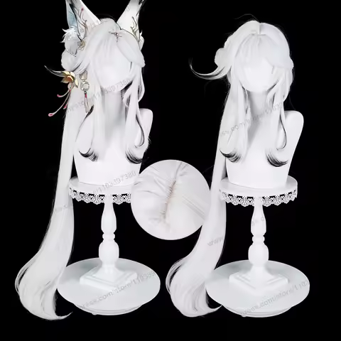 WUWA Hsin Cosplay Wig 90cm Long Women Hair Anime Cosplay Wig Halloween Heat Resistant Synthetic Wigs