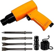 Air Hammer Kit - with 4-Piece Air Chisel, Vibration Reduced Pneumatic Hammers Tool for Metalworks, R