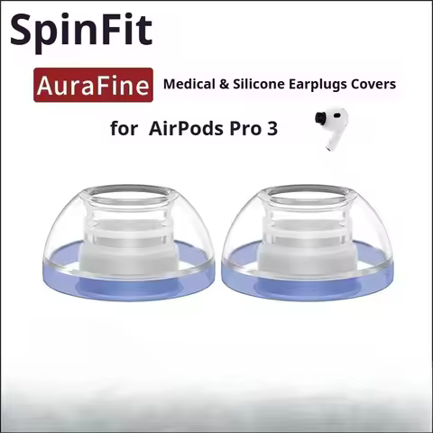 Spinfit Aurafine for AirPods Pro 3 Silicone Eartips Earplug Replacement Silicone Soft Rubber Cover T
