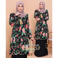 Kurung Riau Aurora 2.0  Kurung Riau Lycra  Ironless Tanpa Gosok by SAARA