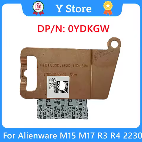 Y Store New Original For DELL Alienware M15 M17 R3 R4 2230 Laptop Cooling Heatsink Hard Drive Bracke