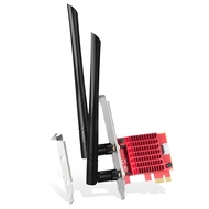 Binardat WiFi7 Card BE200 PCIe WiFi Network Adapter, Intel BE200NGW Chip Bluetooth 5.4, 8774Mbps Tri