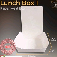 LB1 Lunch Box laminated paper meal box 50pcs