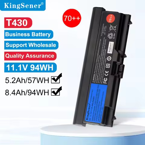 KingSener 11.1V 8400mAh Laptop Battery For Lenovo ThinkPad T430 T430I L430 SL430 SL530 T530 T530I L5