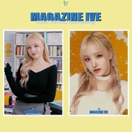 IVE 《MAGAZINE IVE》概念照  张元英 金秋天 不干胶海报贴画IVE MAGAZINE I20260322