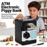 Electronic Piggy Bank For Kids ATM Password Money Box Cash Coins Saving Box ATM Bank Safe Box Tabung