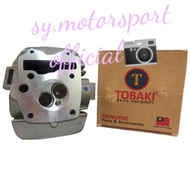 TOBAKI RACING CYLINDER HEAD + VALVE LAGENDA SRL115 SRL 115 FI / WAVE 125 W125 24mm x 28mm, 26mm x 30