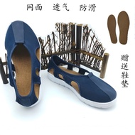 Time Feng Shui Summer Light-Soled Mesh Breathable Arhat Shoes Sports Soft-Soled Casual Single Layman