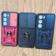 VIVO Y21D 4G 2025 / Y31 5G CASE TRANSFORMER 2 IN 1 SLIDE CAMERA RINGSTAND