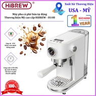 Semi-automatic Espresso, Cappuccino, Latte coffee maker. Premium American brand HiBREW - H10B