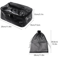 Klmnop Wig Storage Bags, Portable Wig Travel Case, Foldable Square Wig Bag, Wig Storage with Handle 