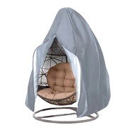 1PC Hanging Swing Egg Chair Dust Cover with Zipper  Anti UV Sun Protector Outdoor Garden Patio Waterproof Rattan Seat Furniture