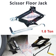 ST-103 1.0 TON Manual Scissor Car Jack Thick Hand Car Jack Essential Bridge Jack Kereta Car Jack Car Accessories Garage Jack Kereta Service Jack Lifting Car Puncture Tyre Tire Sepana Jek Kereta Tukar Tayar Tusukan (Random Colour)