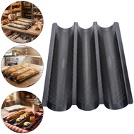 【Aquafireo】French Bread Bakeware Bread Mold Carbon Steel Oblong Shape Bread Molds Baguette Pan Frenc