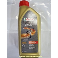 4t crastrol power 1 cruise 15w 50 4T 1L 1 LITRE 100%originalCASTROL POWER 1 CRUISE syntheticCASTROL 