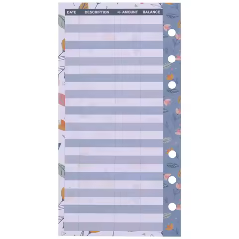 Latest 12 Expense Budget Sheets, Money Organizer For A6 Budget Binder -For Cash & Ledger Book, For W
