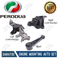 ENGINE MOUNTING AUTO SET (WITH BRACKET) FOR PERODUA AXIA 2014-2017 [FUTURE]