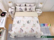 JESSICA แท้ 100% ผ้าปู ที่นอน เจสสิก้า 3.5ฟุต 5ฟุต 6ฟุต รัดมุม 11นิ้ว พิมพ์ลาย TC ผ้าผสม cotton โพลี