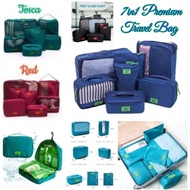 Premium 7in1 Travel Organizer Pouch / Laundry Bag / Travel Bag - Tosca