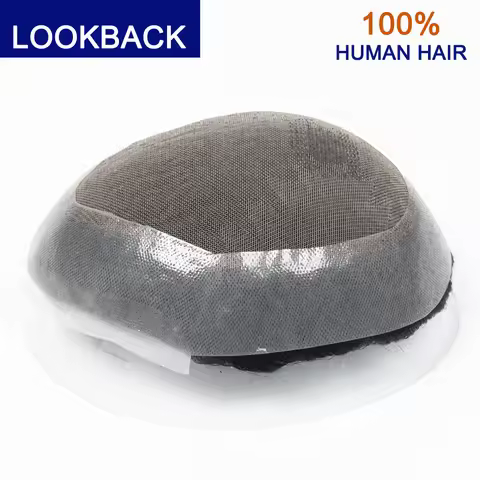 Male Hair Prosthesis 0.1mm Injection Skin Toupee Man Wigs For Men Breathable Australia Toupee Men Sw