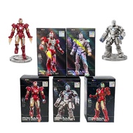7cm Iron Man Action Figure Model Toys Series MK1 MK2 MK3 MK4 MK5 MK6 MK7 Marvel Movie Statue Model A