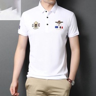 Men's Plain Polo Shirt Short Sleeve T-shirt Trend Casual Baju Lelaki 9901