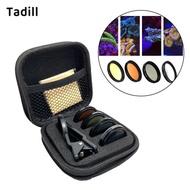 [dksqer] Coral Lens Filter Aquarium for Phone with Lens Clips + Storage Bag 10x10x5cm A