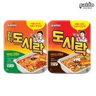 Paldo Lunch Box Original/Kimchi Flavor 86g Ramen noodles 6p + 6p (12 in total)