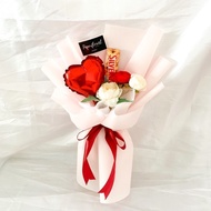 Buket Valentine Day / Bucket Coklat Silverqueen / Bouquet Silverqueen
