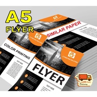 FLYER A5 SIZE 80GSM/100GSM simili paper 600-1000pcs