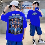 Persib Bandung Children's T-shirt Back to back Persib Bandung Champions age 3-15 years cotton combed
