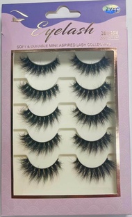 ขนตาปลอมแบบช่อ  ขนตาปลอม  Eyelashes  ขนตาบาร์บี้   DIY พร้อมส่งในไทย   ของแท้  ขนตาปลอม สายฝอ 3D Min