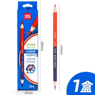 Deluxe Double-Headed Construction Building Thickened Pencils Red Blue Dual-Color Special Nurse Labor
