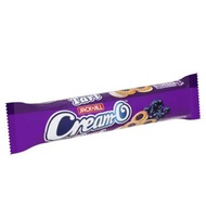 Cream-O Tart Sandwich Cookies with Cream & Blueberry Flavoured Jam 120g