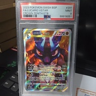 PSA 9 Lucario Vstar SWSH291 BLACK STAR Crown Zenith ETB - Pokemon Graded Cards