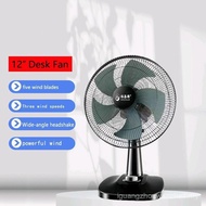 [ada stok]Kipas meja Desktop Kipas Kipas Lantai Kipas Meja 12 inci Kipas/16 inci Kipas 5-3 Mod Kelaj