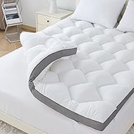 WhatsBedding 3 Inch Memory Foam Mattress Topper Full, Extra Soft Pillow Top Mattress Topper with Bre