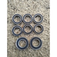 Bicycle hub bearings-driver-non driver-front hub