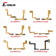 Switch Power ON OFF Key Mute Silent Volume Button Ribbon Flex Cable For OPPO F1 F1s F3 Plus F5 F7 Yo