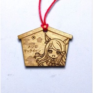 GANTUNGAN Mejiro McQueen Phone Charm Keychain Mejiro McQueen Ema Style Uma Musume DerbyPretty Ummamu