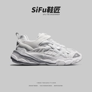 Parisian Dad Sport Shoes Mens Autumn 2024 New Anti-slip Wear-resistant Leisure Shoes Breathable Mesh