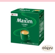 MAXIM Decaffeinated Coffee Mix – Korean Instant Coffee (50 Sticks)