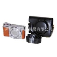 Suitable for Canon G9X G9XII Camera Leather Case G9XII Camera Bag Protective Case Shoulder Bag Camer