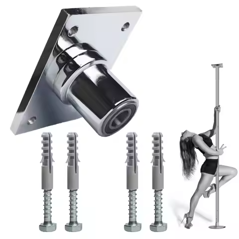 PRIOR FITNESS Home Dance Pole Fixing Plate, Pole Dance Pole Accessory for Ceiling Mounting, Perforat