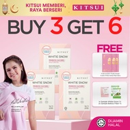 [BUY 3 GET 6] KITSUI Whitie Snow x3 [FREE 1x Whitie Snow 1's + 2x Belloss Fiber 1's] Supplement Hala