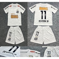 11-12 Santos Jersey Kids Training Football Jersey Neymar Retro Football Jersey