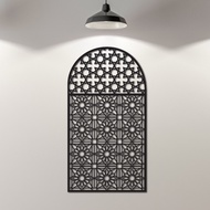 3D Islamic Pattern Cut Out Wall Art Kubah Mihrab Kerawang Islamic Dekorasi Dinding 3